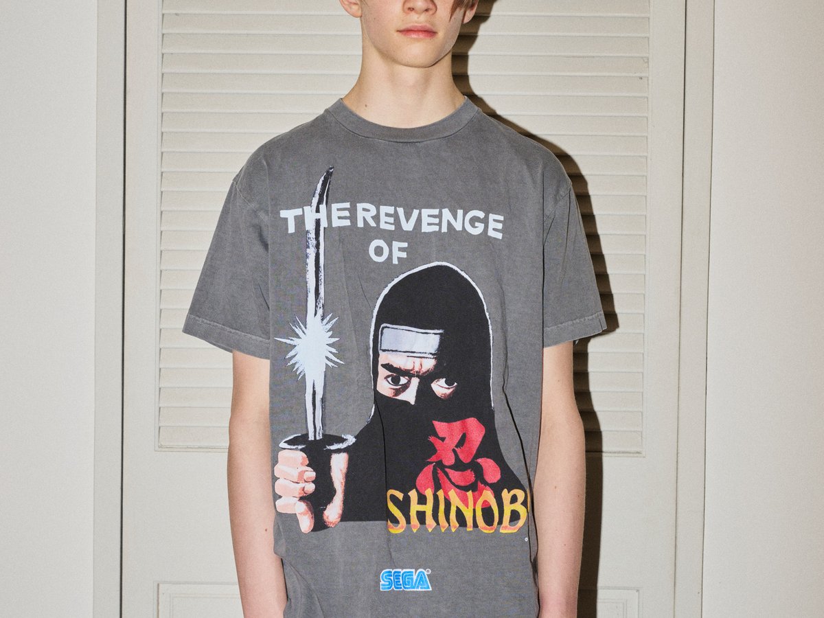 Buffer Corp tシャツ バッファ　西山徹 セガ「ザクソン」「忍 SHINOBI」のアパレル登場 西山徹によるバッファ