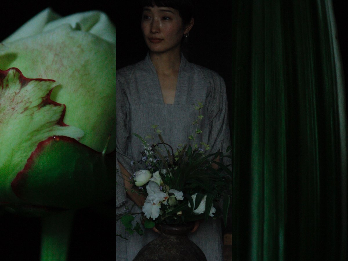 手仕事による一点物ブランド「イアイ」が花屋をオープン、庭で育てた