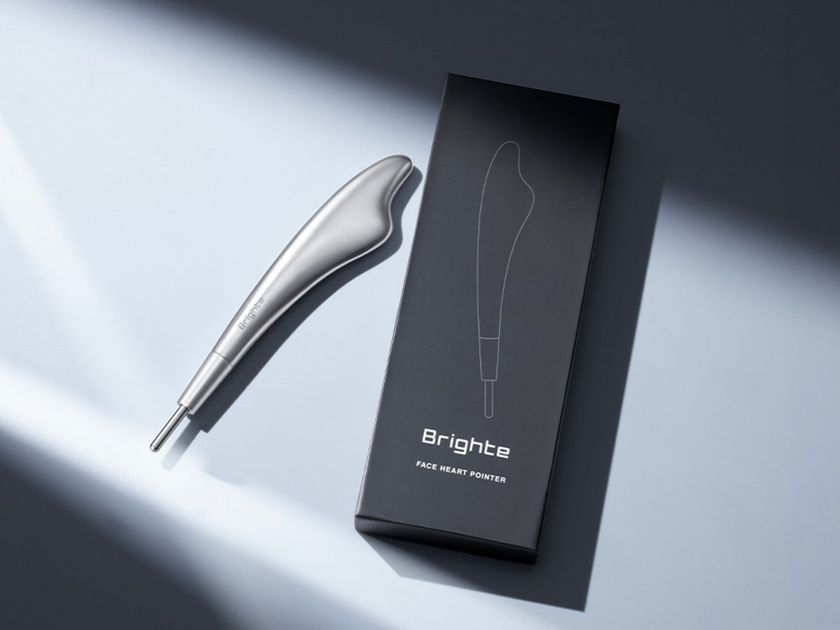 Brighte FACE HEART POINTER 美顔器 ほぐす”と“流す”を1本で 美容家電ブランド「ブライト」から新たな美顔