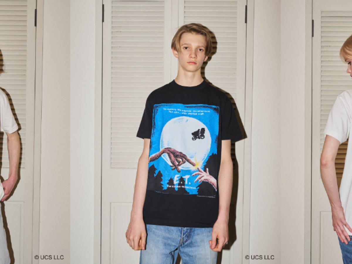 西山徹によるバッファが映画「E.T.」とコラボ Tシャツとポスターを発売