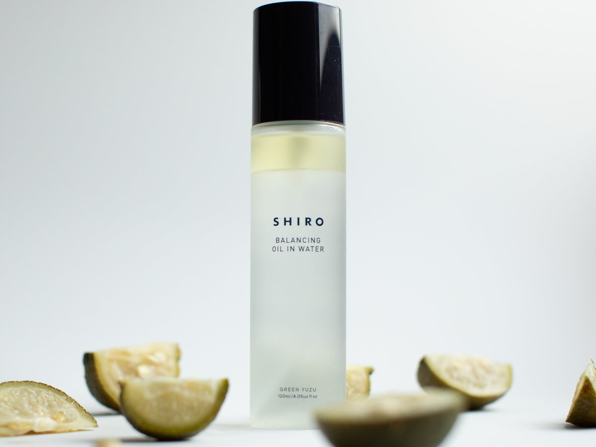 SHIRO」が木頭ゆずから間引かれた青ゆずを活用したフェイスミストを