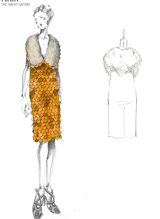 華麗なるギャツビー」プラダとミュウミュウのドレス展、青山店で開催
