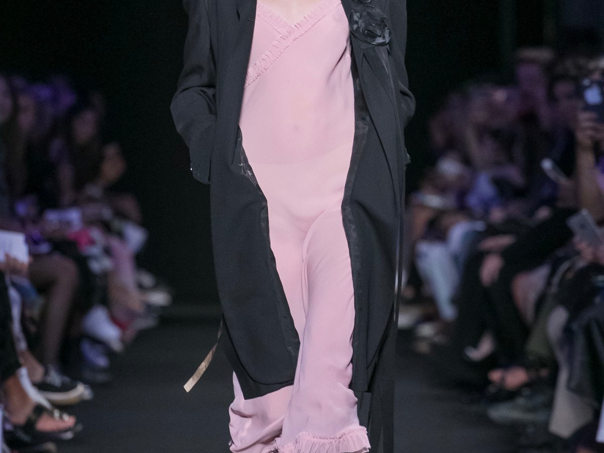 ANN DEMEULEMEESTER 2006SSピンクジャケット XS ANN DEMEULEMEESTER