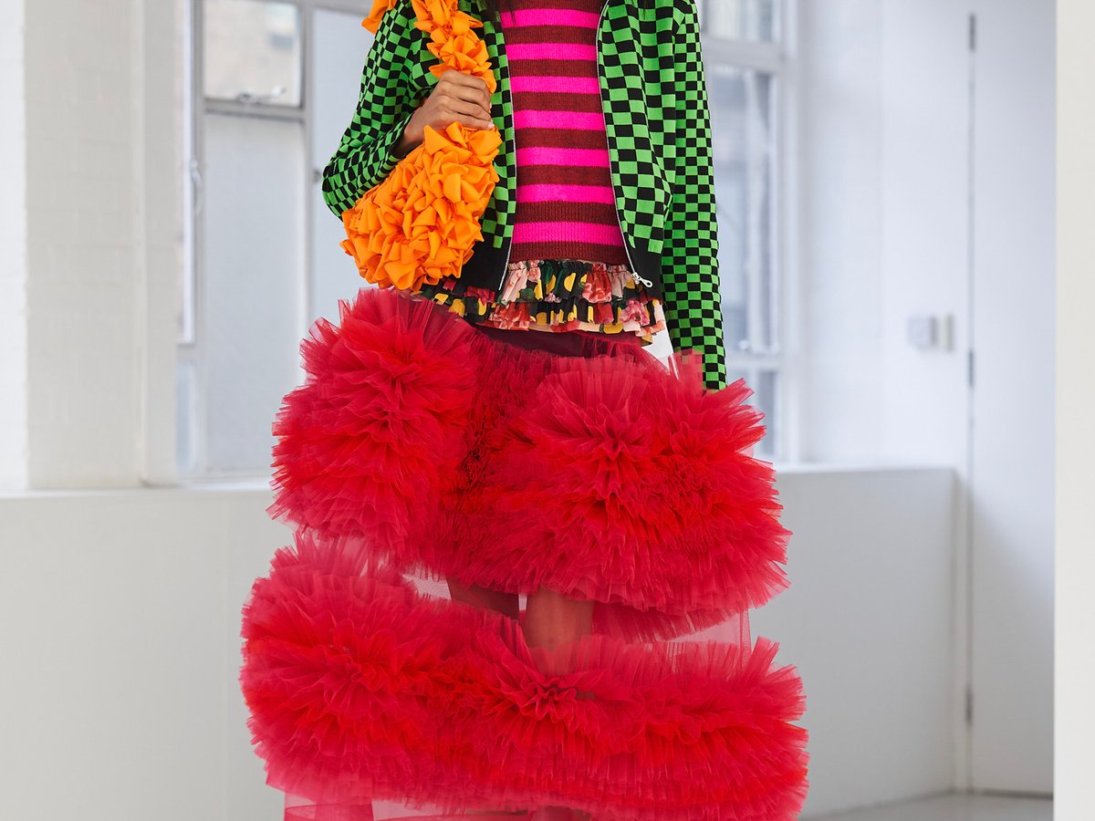 新品タグ付き Molly Goddard ロンドン製 チュール ワンピース Molly Goddard 2021年春夏コレクション | ロンドン | 画像31枚