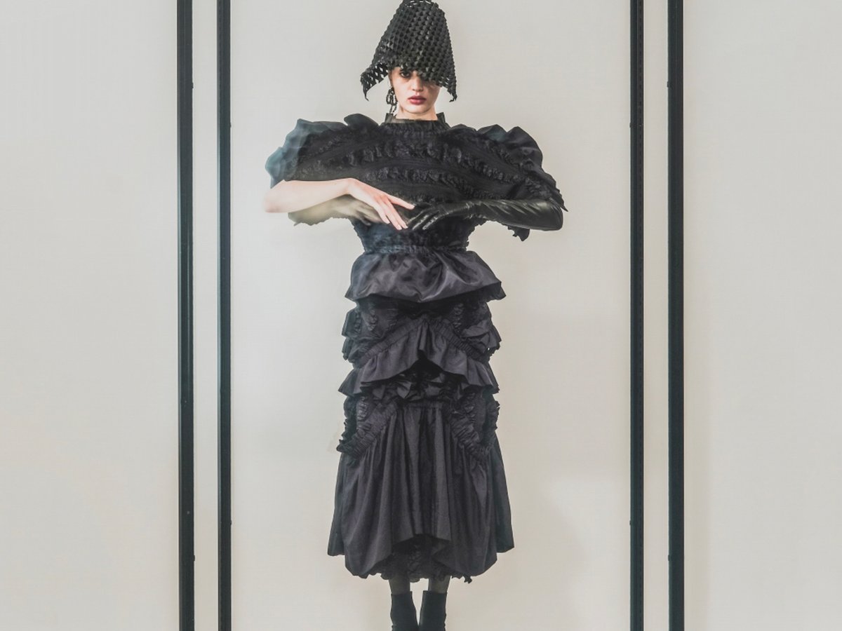 レトロマッチラベル 北欧デザイン 鳥 houga waltz frill skirt 2022aw 