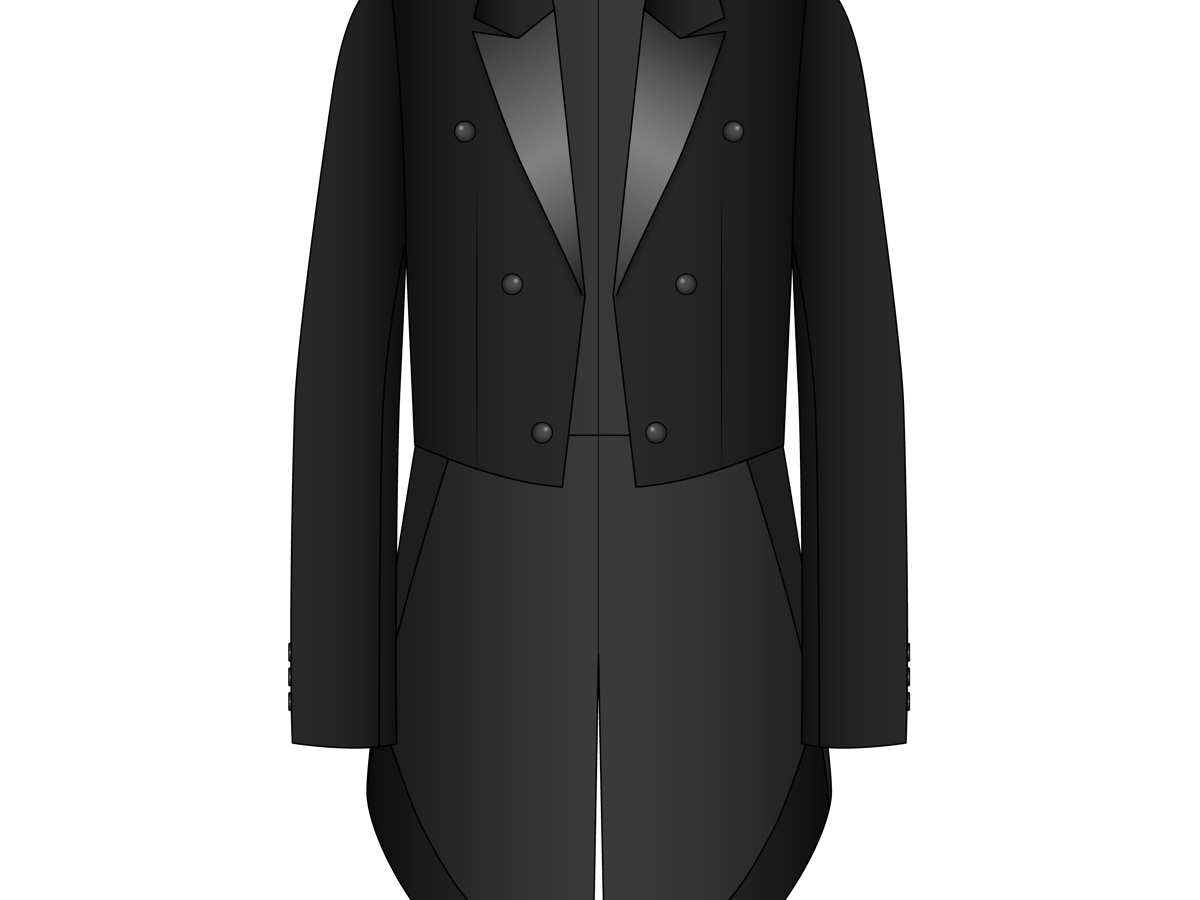 燕尾服とは？イラスト付きで解説