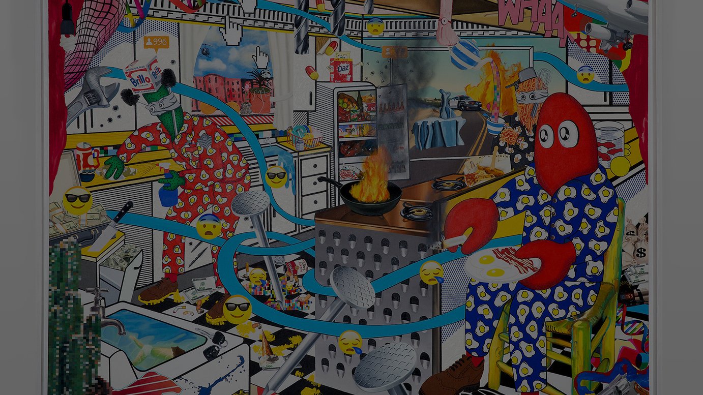 ポップアートのフィリップ コルバートが日本で個展を初開催