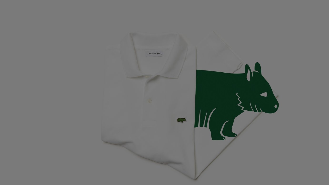 ラコステ」ワニのロゴを絶滅危惧種に置き換えた限定ポロシャツが日本で 