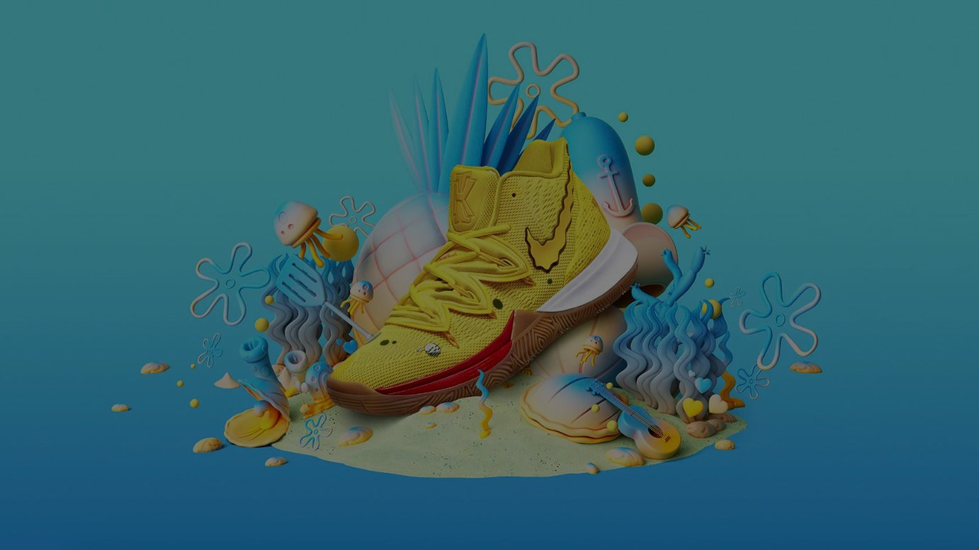 スポンジ ボブのキャラクターがシューズに ナイキ カイリー アービング ニコロデオンのコラボコレクション発売 スポンジ ボブのキャラクターがシューズに ナイキ カイリー アービング ニコロデオンのコラボコレクション発売