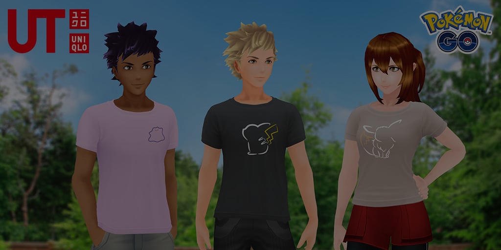ポケモンgoがユニクロ Ut とコラボ 着せ替えアイテムにtシャツ3種類が登場