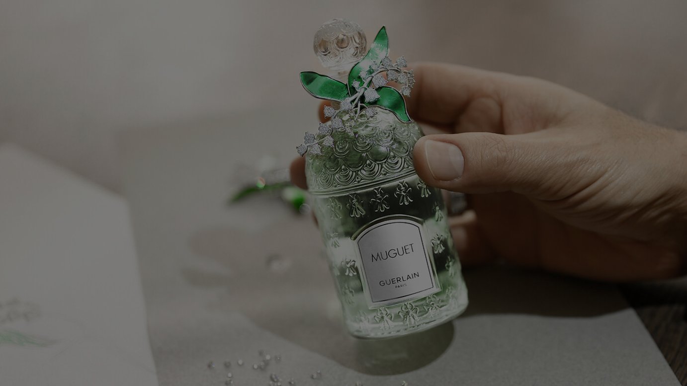 ゲランの毎年人気のスズランの香り ミュゲ 今年はジュエリーをデザインした限定ボトルで登場