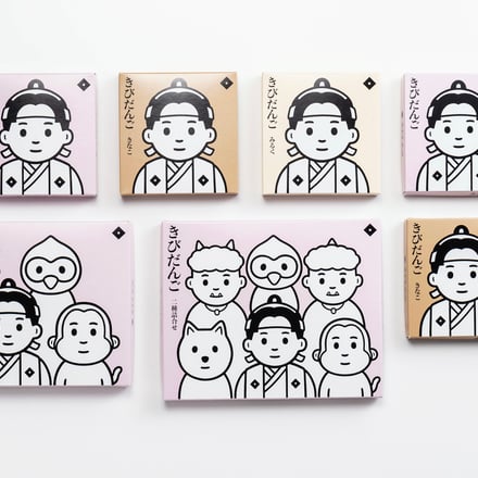 Noritakeが岡山の老舗きびだんごメーカーのパッケージを刷新 桃太郎や鬼のイラストをデザイン Noritakeが岡山の老舗きびだんごメーカーのパッケージを刷新 桃太郎や鬼のイラストをデザイン