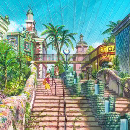 22年開業のジブリパーク来園者数180万人を見込む 耳をすませば など劇中の建物を再現