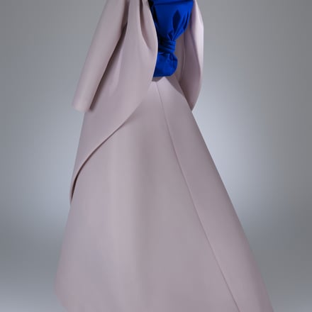 Coat dress, Maison Margiela (French, founded 1988). John Galliano (British, born Gibraltar, 1960). Fall/winter 2015–16, Artisanal. Polyester, cotton. The Metropolitan Museum of Art, Gift of Maison Margiela, in honor of Harold Koda, 2016 (2016.401a–c). Ima
