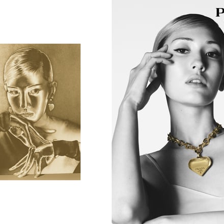 チョン・ソミ Image by Prada Fine Jewelry Campaign featuring Somi Jeon Photo by David Sims