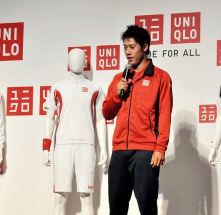 ユニクロが錦織圭選手のテニスウェア商品化 12型4月発売