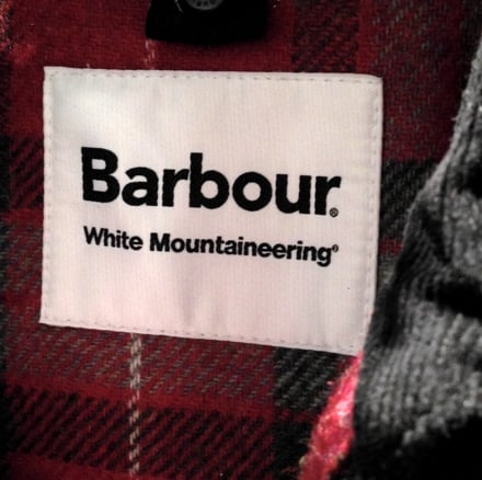 White Mountaineering×BARBOUR ツイードチェックコート www