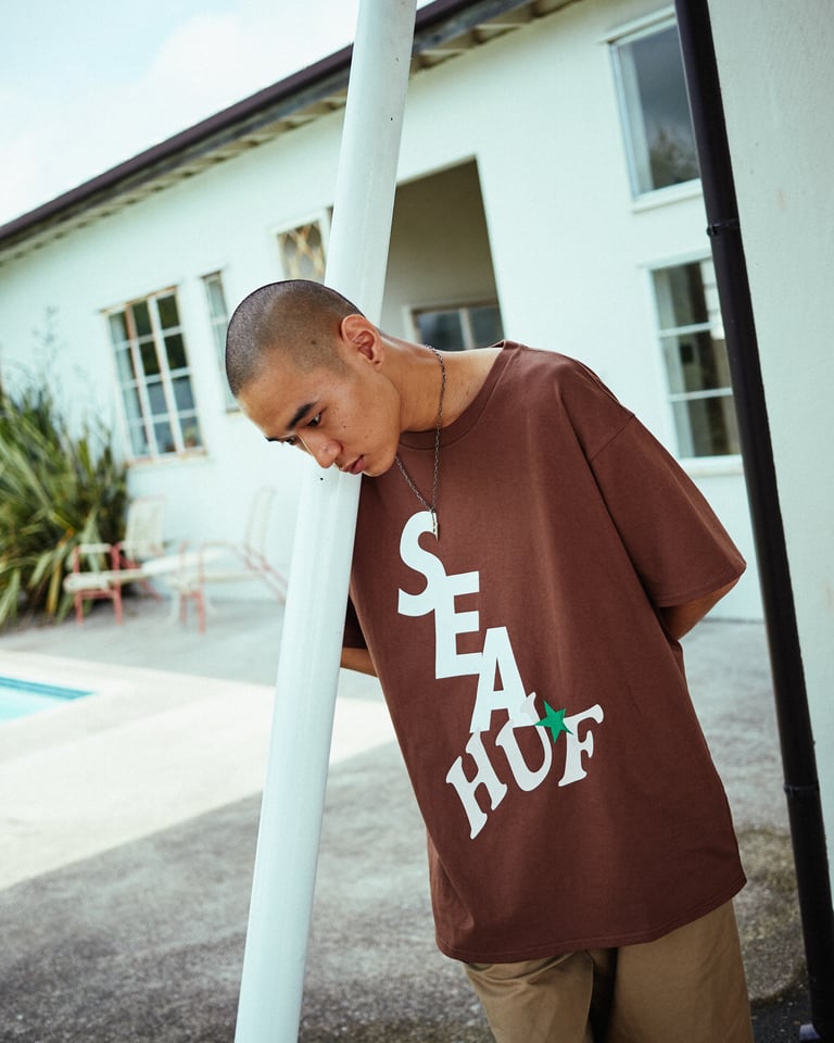 新品！ウィンダンシー WIND AND SEA ハフ HUF コラボTシャツ L | www