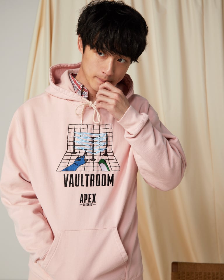 vaultroom FISHING HOODIE / PINK-