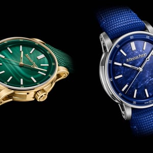 オーデマ ピゲ「CODE 11.59」から日本限定モデル発売　ソーダライトとマラカイトダイヤルの2型