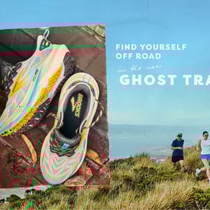 ブルックスが定番の「ゴースト」シリーズからトレイル対応の新モデルを発売　窒素を注入したクッションを採用