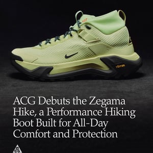ナイキ ACGがブランド刷新後初のシューズ「ACG ゼガマ ハイク」を発売　ハイキングに必要な機能搭載