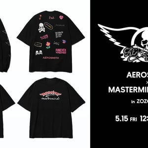 エアロスミスがマスターマインド・ワールドとタッグを組んだコレクションを発売