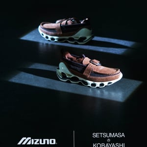 ミズノが「マウンテンリサーチ」小林節正と共作したシューズを発売　モカシンアッパーを採用