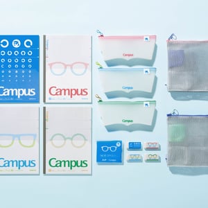 ゾフとコクヨの「キャンパス」がコラボ　ノートやペンケースなど発売