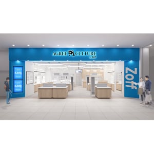 Zoff新概念店舗オープン、カスタムメガネに焦点を当てる