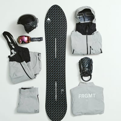 ウェアとスノーボード