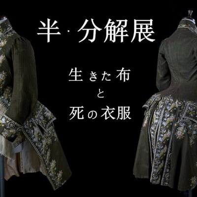 半・分解展のヴィジュアル