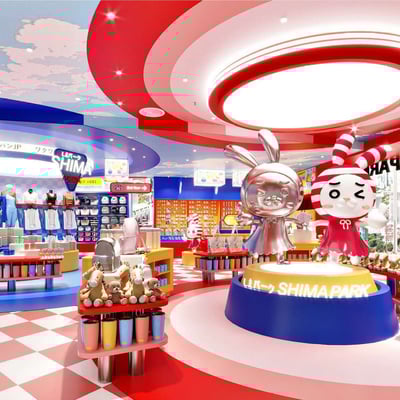 しまむらがタイで行っているポップアップストアの画像