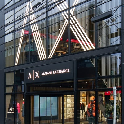 A|X アルマーニ エクスチェンジ　新店舗