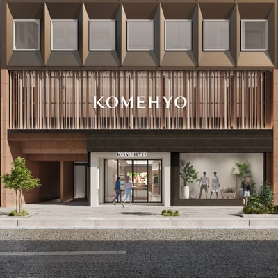 コメ兵が2023年1月にオープンする「KOMEHYO GINZA」