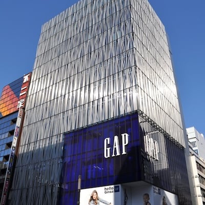 Gapの銀座店の外観