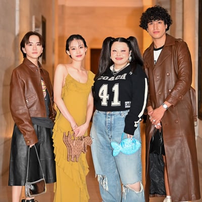 男女4名の集合写真、左から板垣李光人、南沙良、渡辺直美、kemio