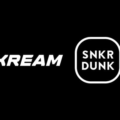KREAMとスニーカーダンクのロゴ
