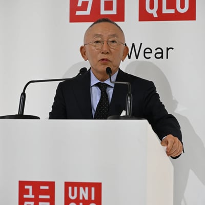 柳井正代表取締役会長兼CEO ポートレート