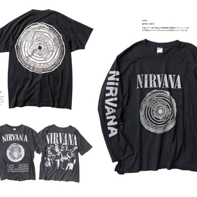 「NIRVANA T-SHIRT BOOK HOW LOWNG?」ページ紹介