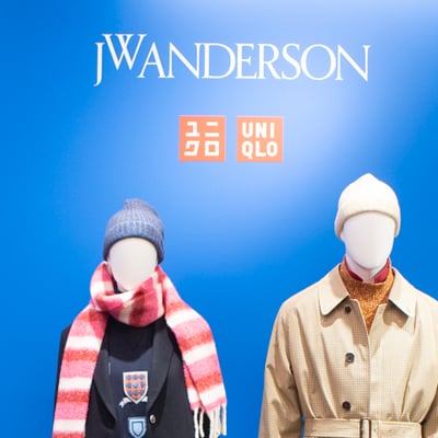 「UNIQLO and JW ANDERSON」ロゴ
