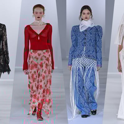 「FETICO」2026年春夏コレクションのルックのコラージュ