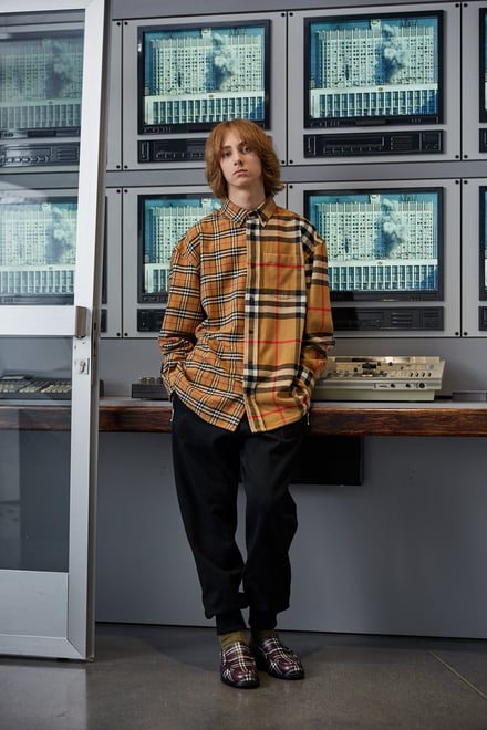 Gosha Rubchinskiy×BURBERRY ノバチェック ローファー | newventures.org