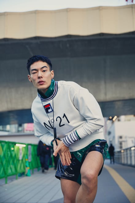 芸能人愛用 【N°21×FILA】ヌメロヴェントゥーノ×フィラ コラボ