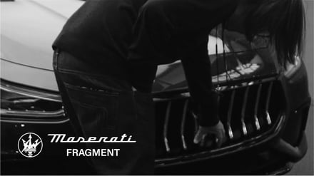 Fragment Design × Maserati ヴィジュアル