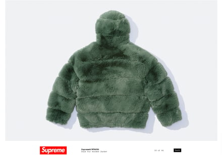 supremeとWTAPSのコラボボアジャケット-