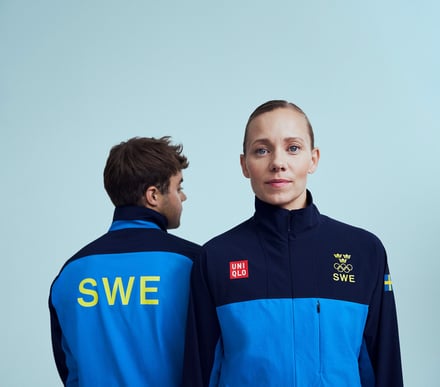 ユニクロ　スウェーデン代表選手団　オリンピック　公式ウェア