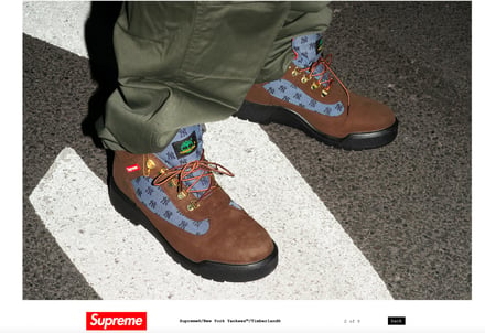 SUPREME 「ティンバーランド(Timberland)、MLB(メジャーリーグベース ...