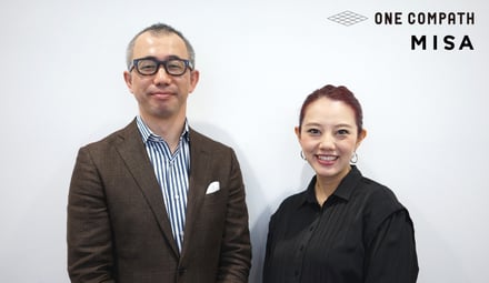ONE COMPATH 代表取締役社長CEO早川礼　MISA代表取締役 上村紗也賀