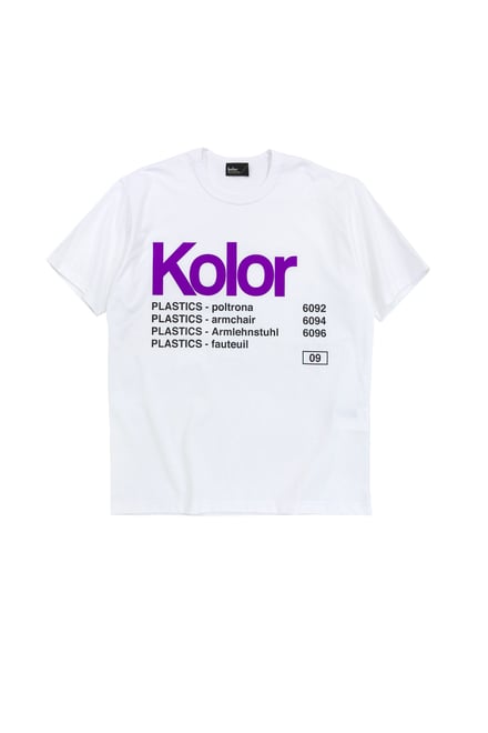 kolorのTシャツイベント「SUMMER ESSENTIALS 22’ Limited T-shirt Collection」のTシャツ